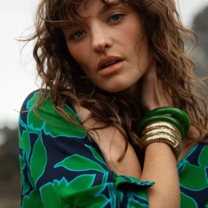 VESTIDO LONG GENIE PORTO VECCHIO GREEN