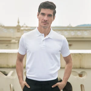 Polo Regular Blanco Hombre - Kosta Azul