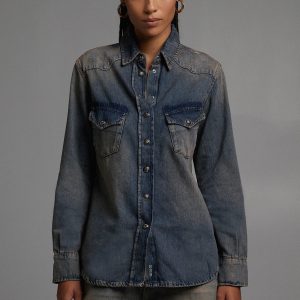 CAMISA DENIM DESGASTADA