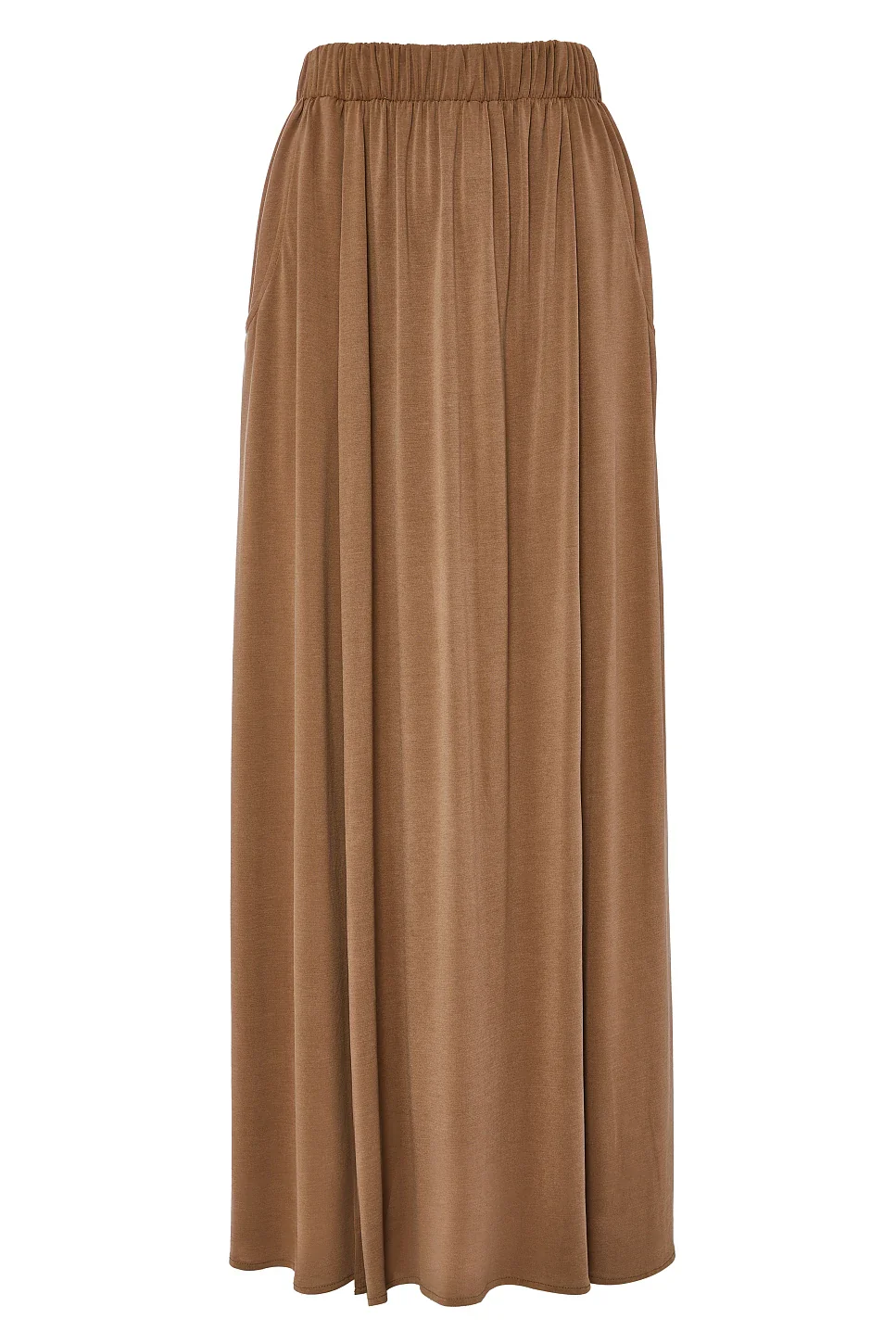 FALDA LARGA ÁMBAR CON ABERTURA - Imagen 6