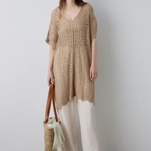 CAFTÁN DE PUNTOS CON CALADOS