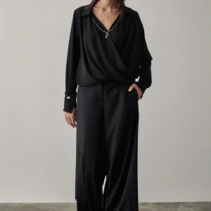 PANTALÓN FLARE NEGRO