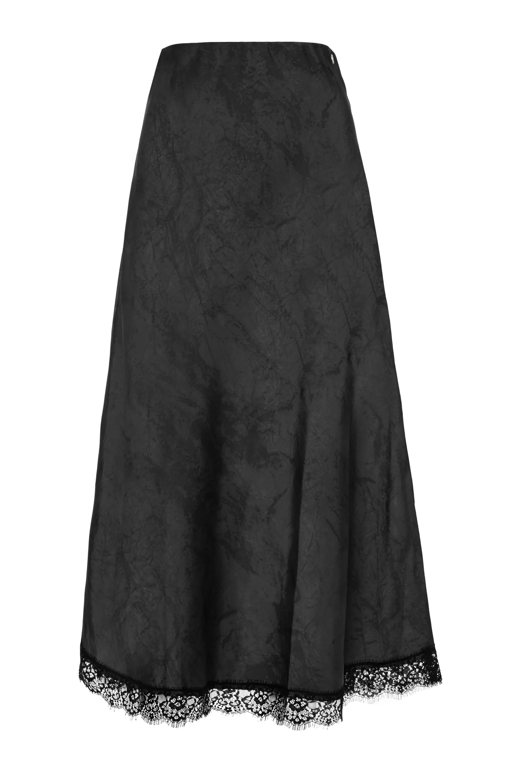 FALDA LARGA CON ENCAJE NEGRA - Imagen 6