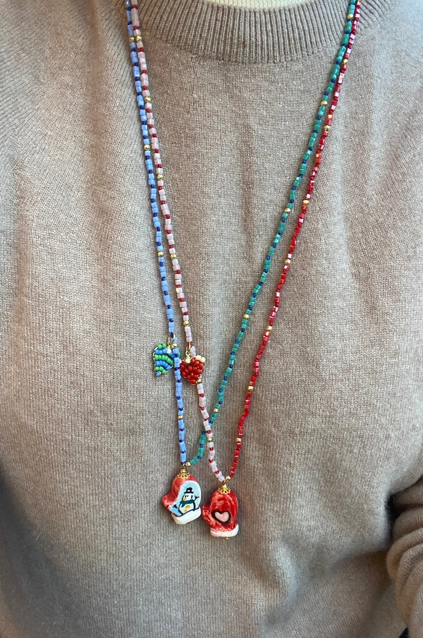 COLLAR LARGO DE CERÁMICA GUANTINO - Imagen 5