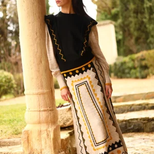 JERSEY ASIRI BEIGE/NEGRO