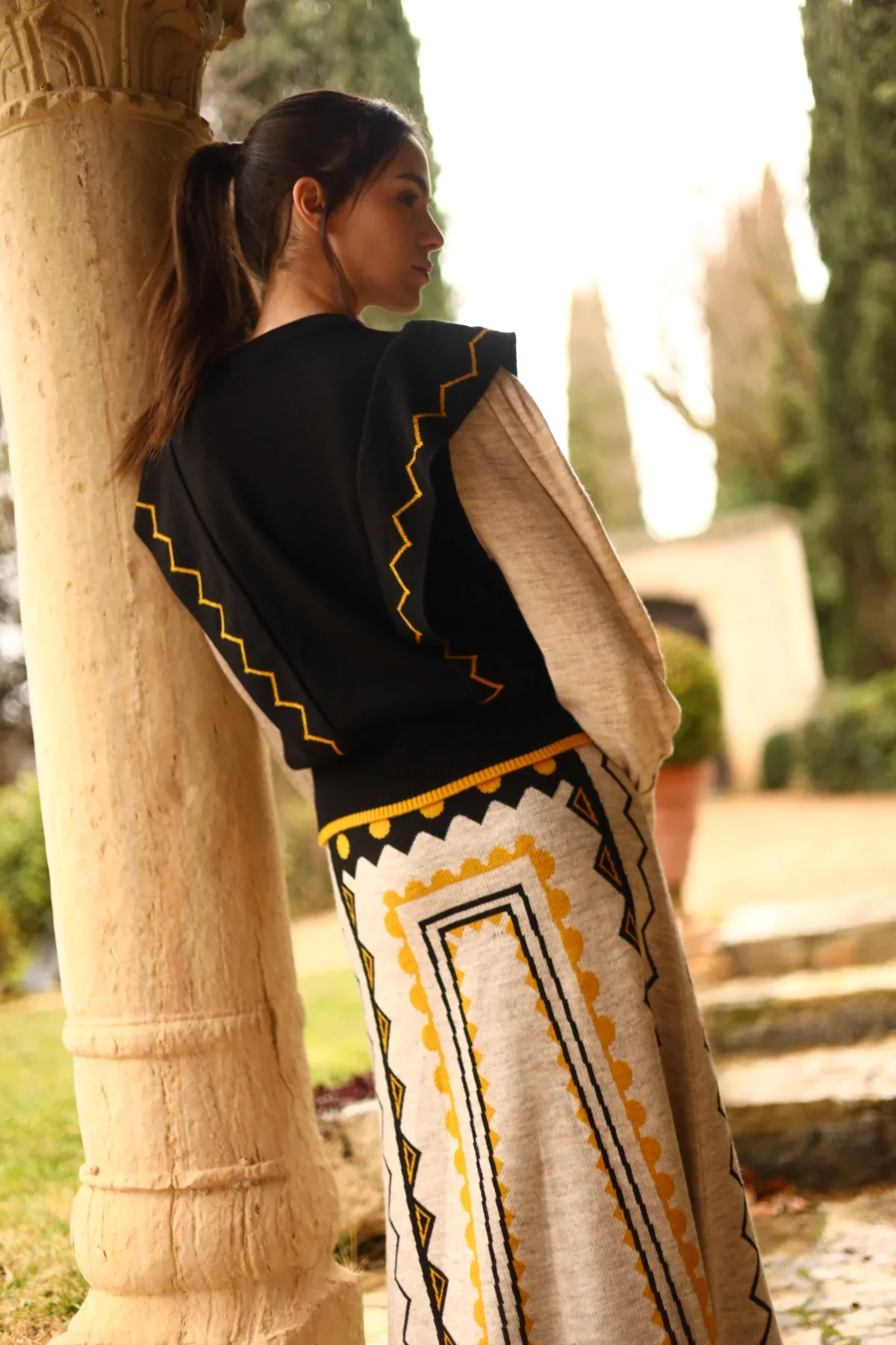 JERSEY ASIRI BEIGE/NEGRO - Imagen 5