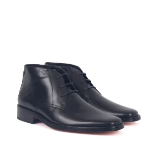 Zapato Bota G40 Negro en Cuero - Kosta Azul