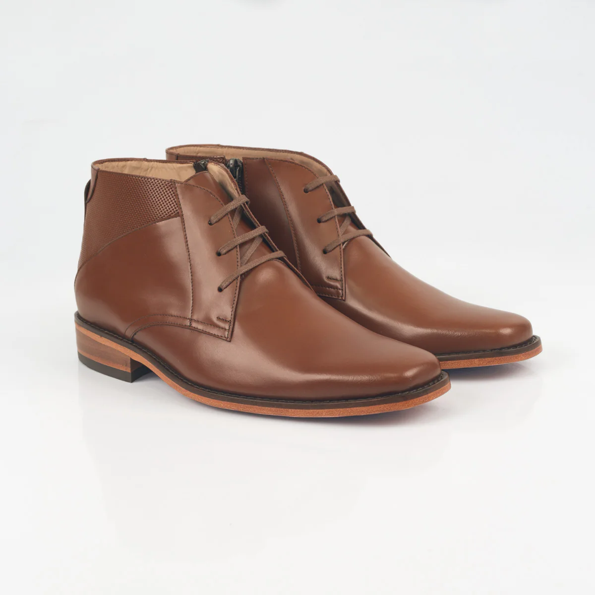 Bota G40 en Cuero Miel - Kosta Azul