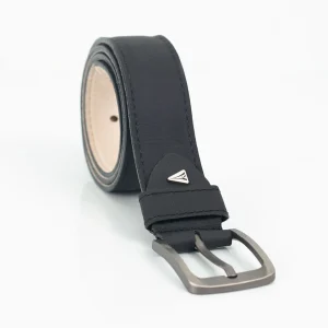 Cinturón Accesorios Negro en Cuero 40mm - Kosta Azul