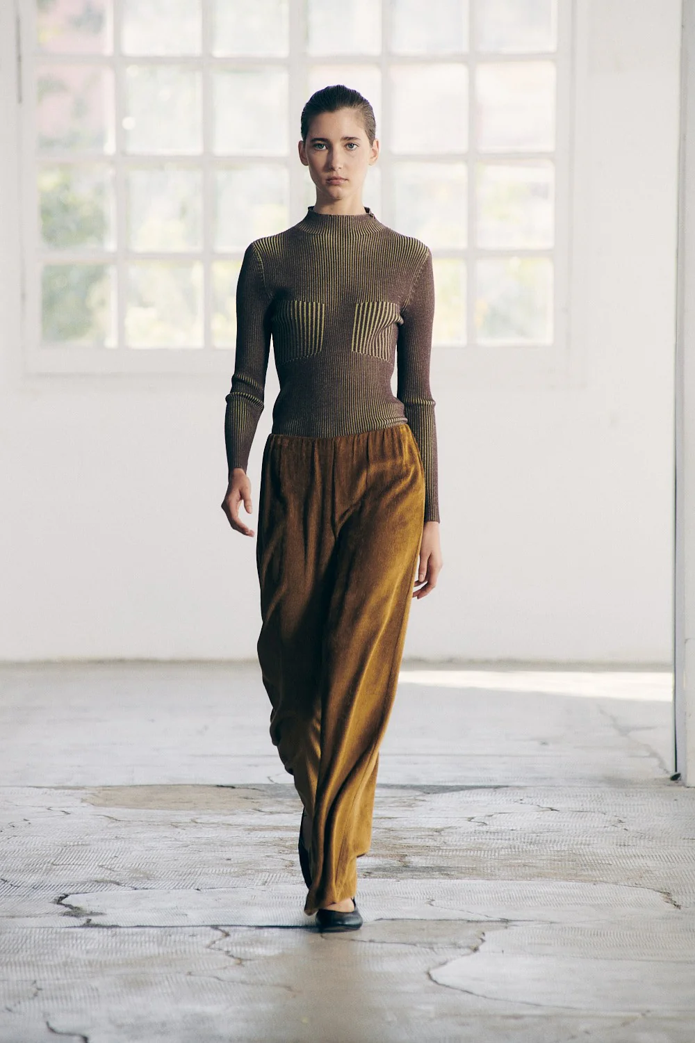 Pantalones Palazzo de Pana