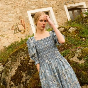 AVELYNE BLUE DRESS