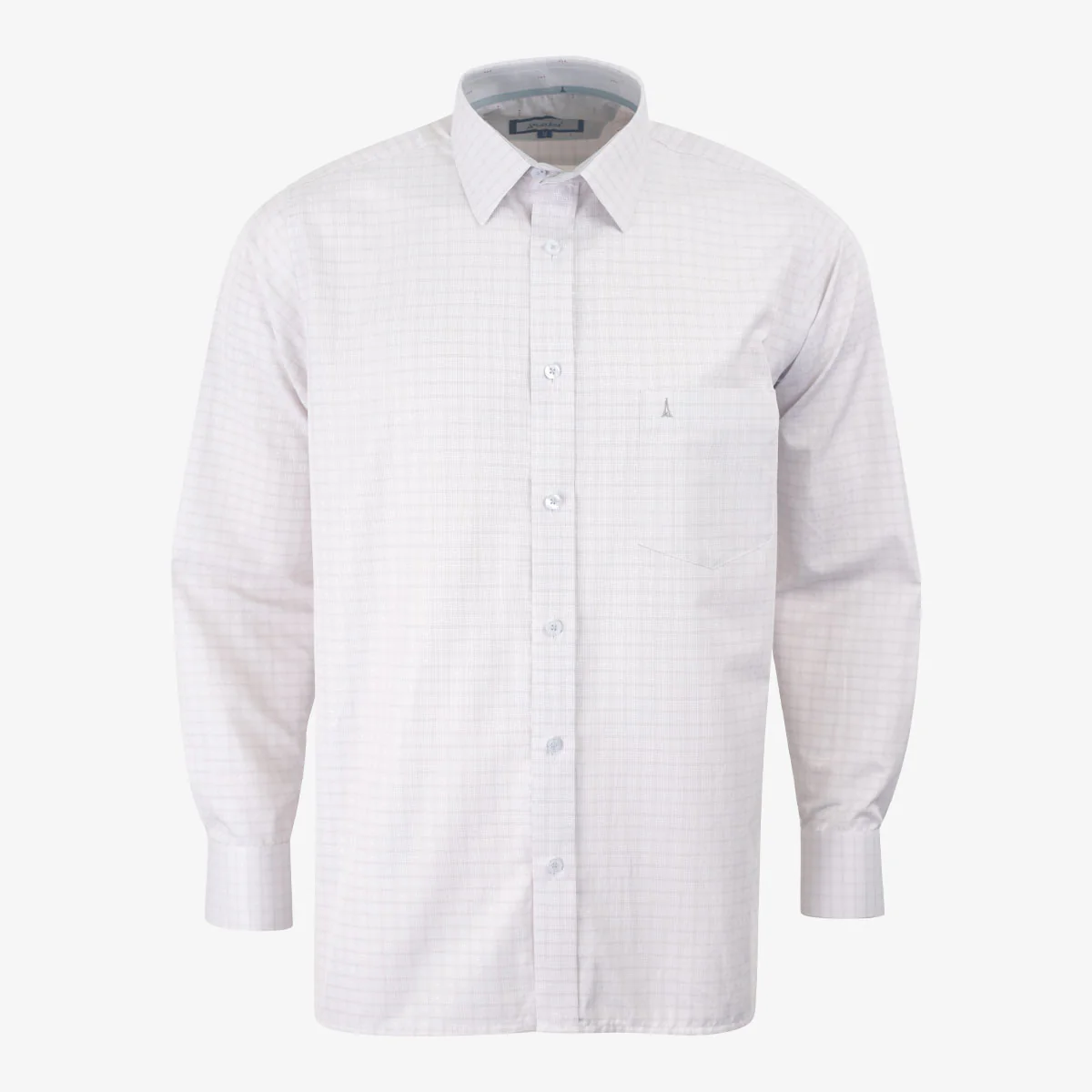 Camisa Regular Manga Larga Gris Claro - Kosta Azul