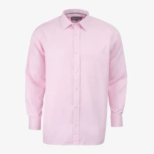 Camisa Regular Manga Larga Rosa Pastel - Kosta Azul
