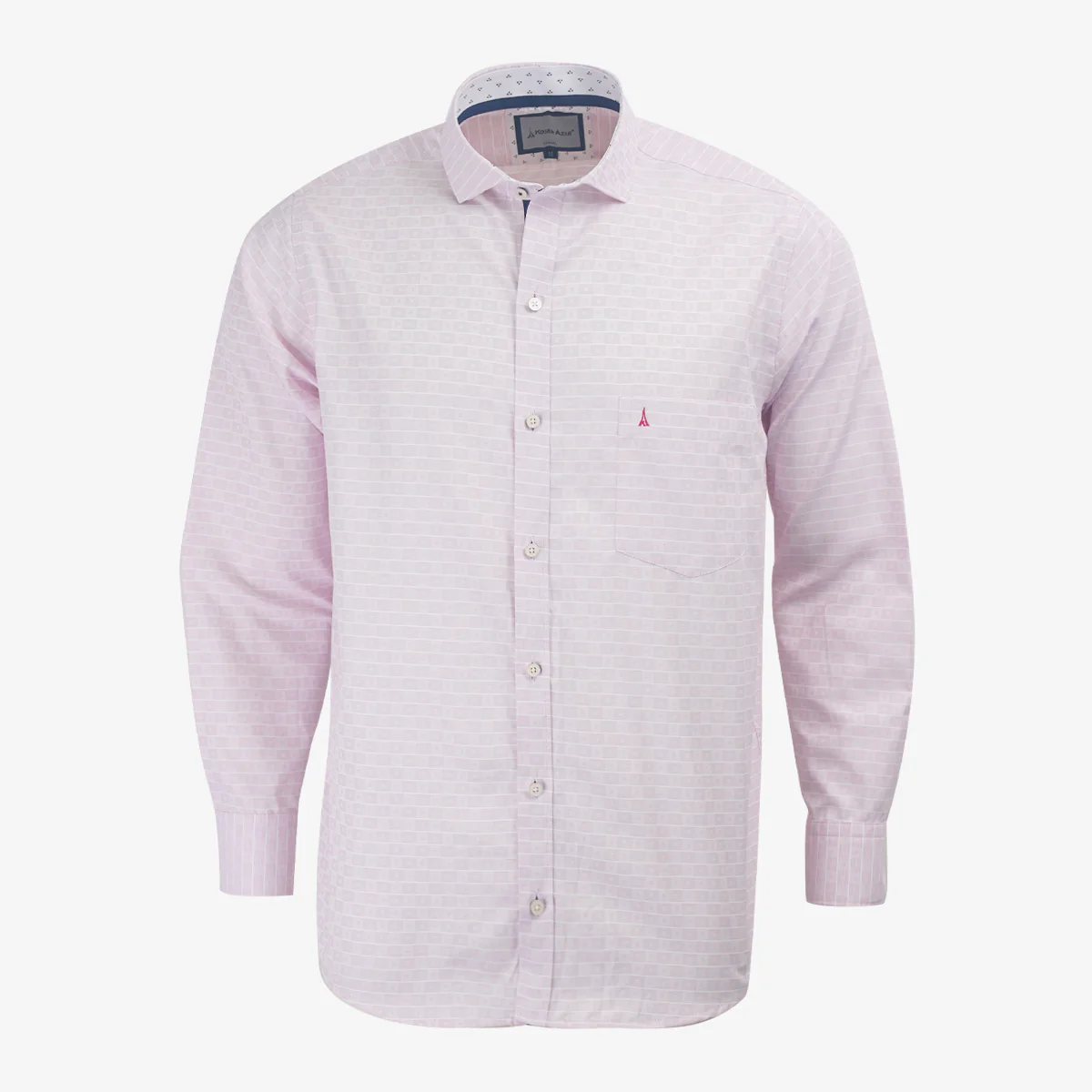Camisa Regular Manga Larga Rosado Oscuro - Kosta Azul