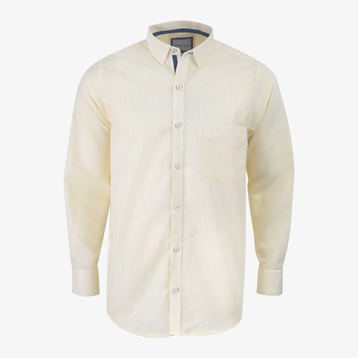 Camisa Regular Manga Larga Amarillo Oscuro - Kosta Azul