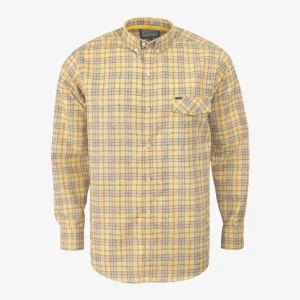 Camisa Regular Manga Larga Amarillo Oscuro - Kosta Azul