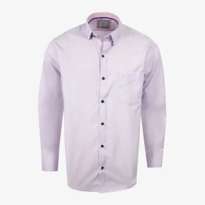 Camisa Regular Manga Larga Morado Claro - Kosta Azul