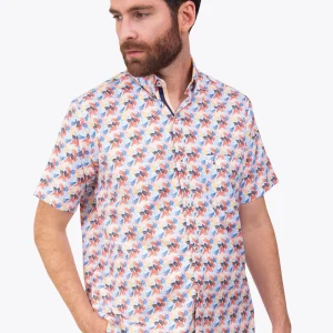 Camisa Regular Sport Naranja Medio - Kosta Azul