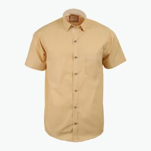 Camisa Regular Sport Amarillo Oscuro - Kosta Azul