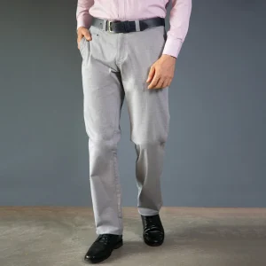 Pantalón Casual Regular Gris Claro - Kosta Azul
