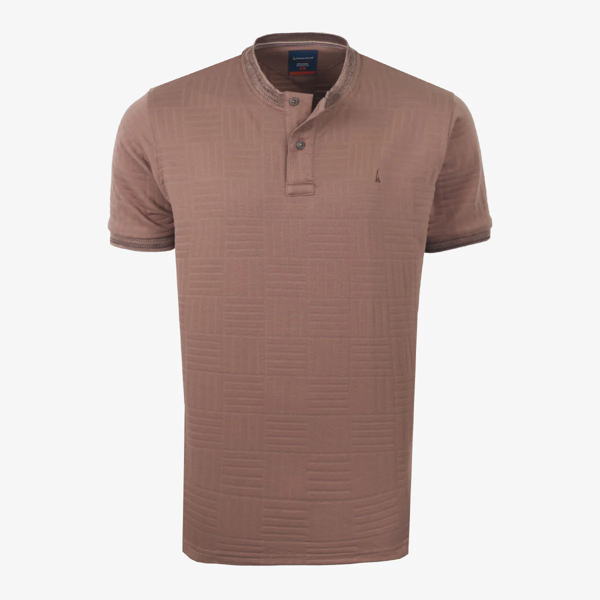 Polo Custom Manga Corta Café Medio - Kosta Azul