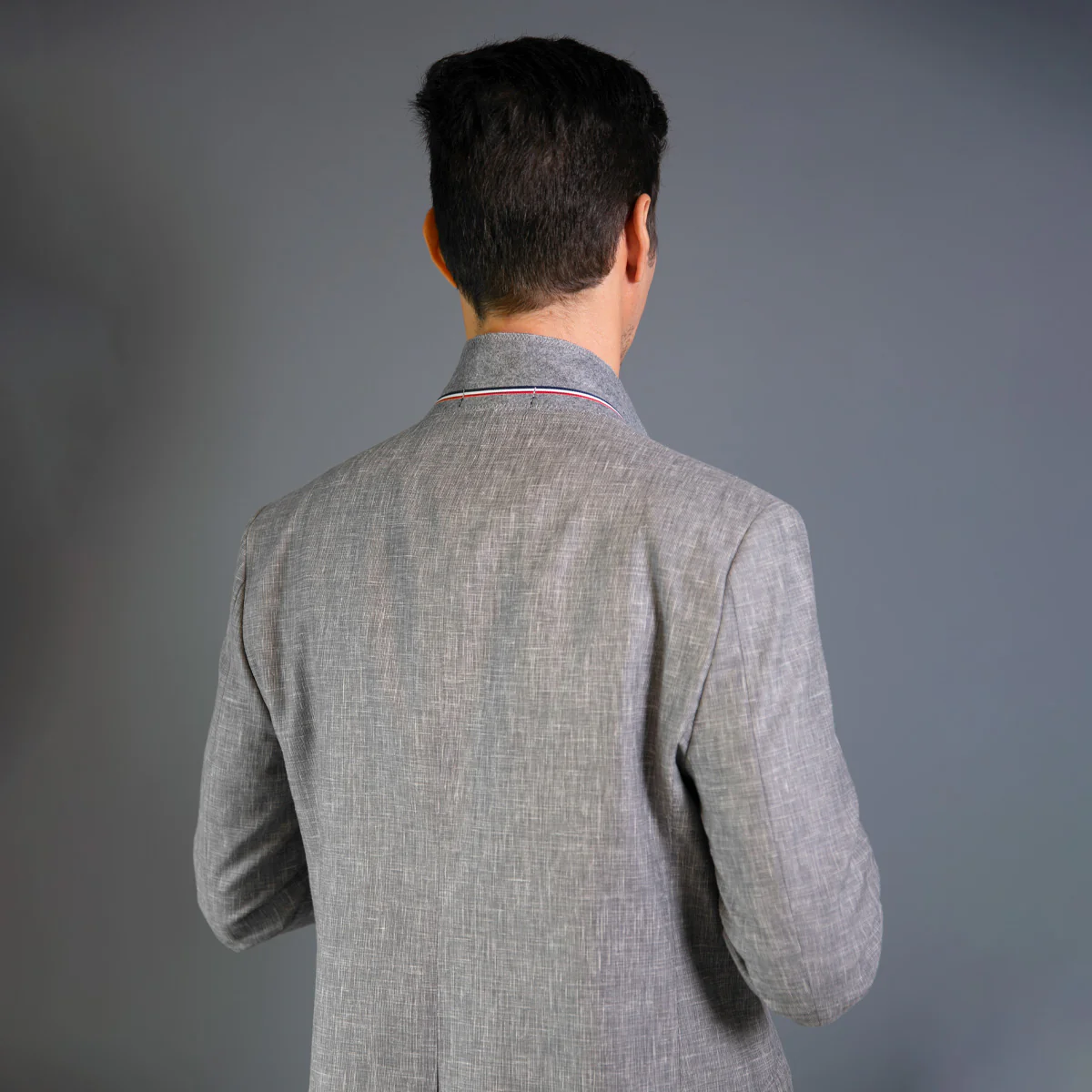 Chaqueta Casual Regular Gris Claro - Kosta Azul - Imagen 3