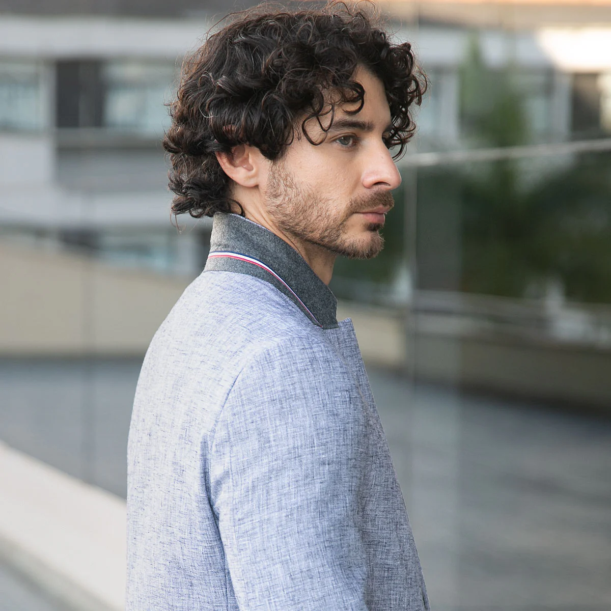 Chaqueta Casual Regular Gris Medio - Kosta Azul - Imagen 3