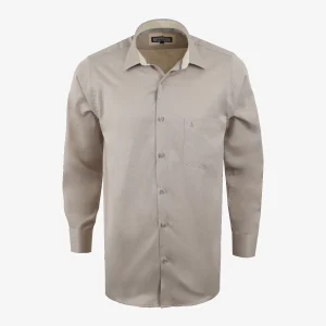 Camisa Custom Manga Larga Beige Medio - Kosta Azul