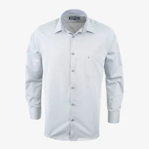 Camisa Custom Manga Larga Gris Claro - Kosta Azul