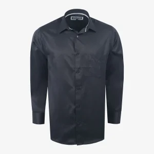 Camisa Custom Manga Larga Negra - Kosta Azul