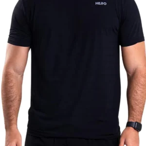 FRANELA BASICA LIGERA HERO NEGRO