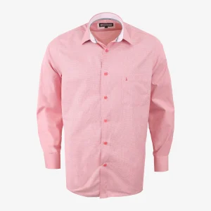 Camisa Regular Manga Larga Rojo Claro - Kosta Azul