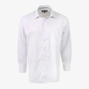 Camisa Regular Blanca Manga Larga - Kosta Azul