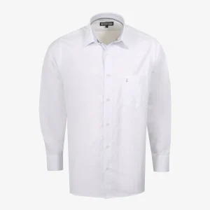 Camisa Regular Blanca Manga Larga - Kosta Azul