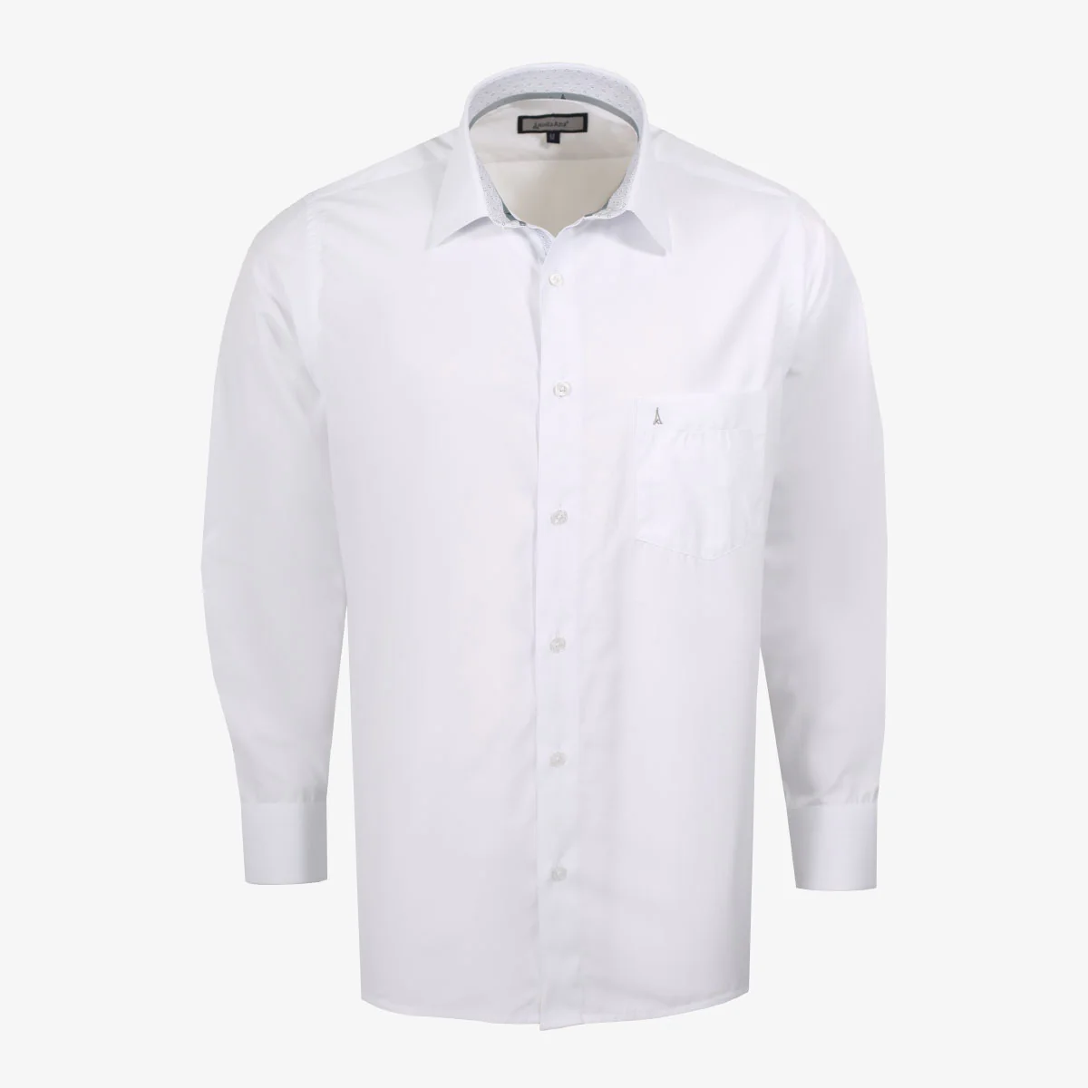 Camisa Regular Blanca Manga Larga - Kosta Azul