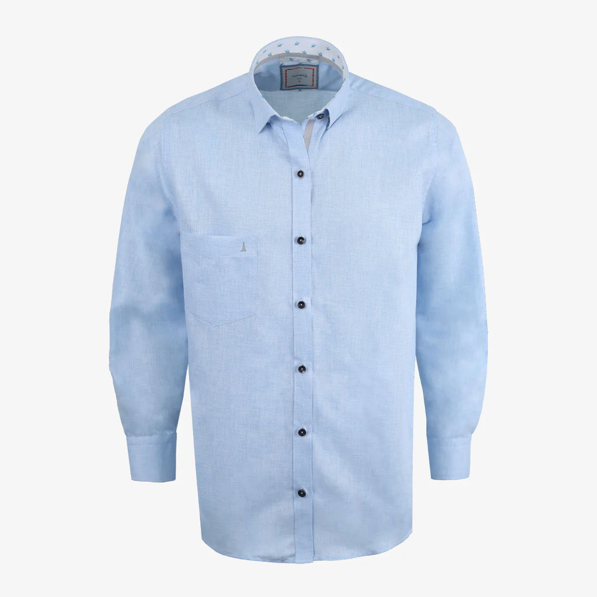 Camisa Regular Manga Larga Azul Claro - Kosta Azul - Imagen 3