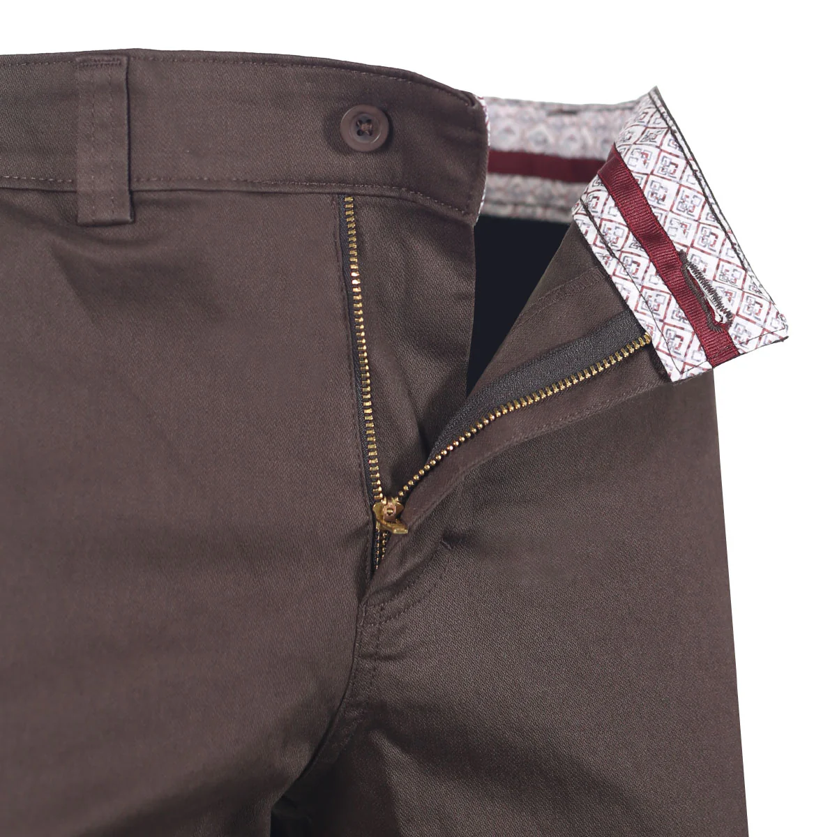 Pantalón Casual Regular Café Medio - Kosta Azul - Imagen 3