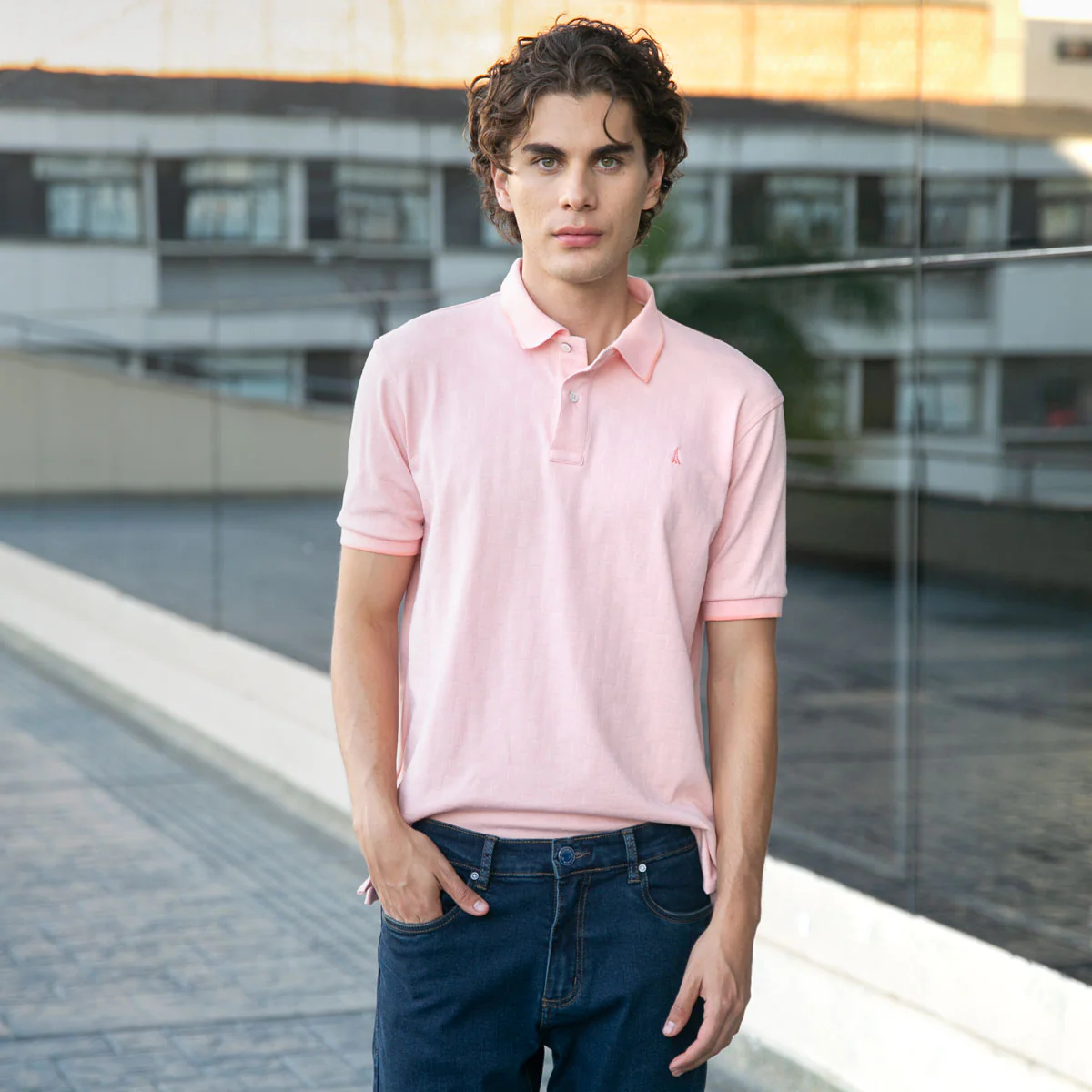 Polo Regular Rojo Claro - Kosta Azul