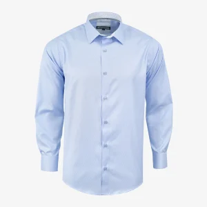 Camisa Slim Fit Azul Claro - Kosta Azul