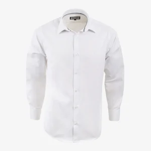 Camisa Slim Fit Blanca Manga Larga - Kosta Azul