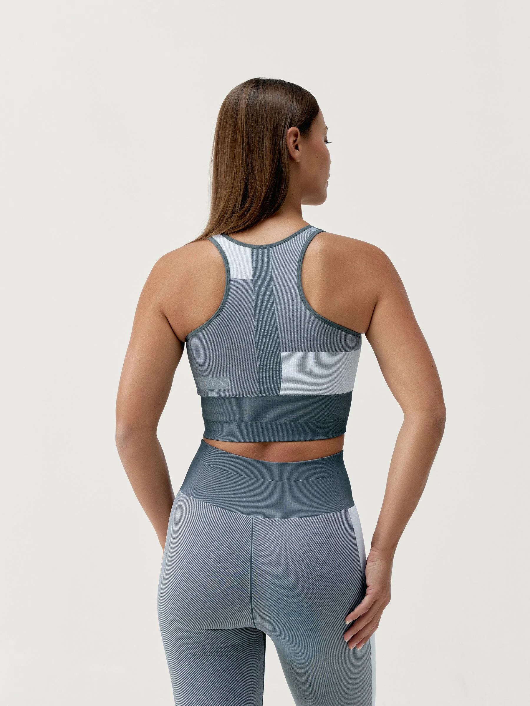 TOP ATHENA STORMY GREY/WHITE - Imagen 4