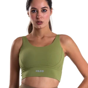 TOP CORTE EN U HERO VERDE