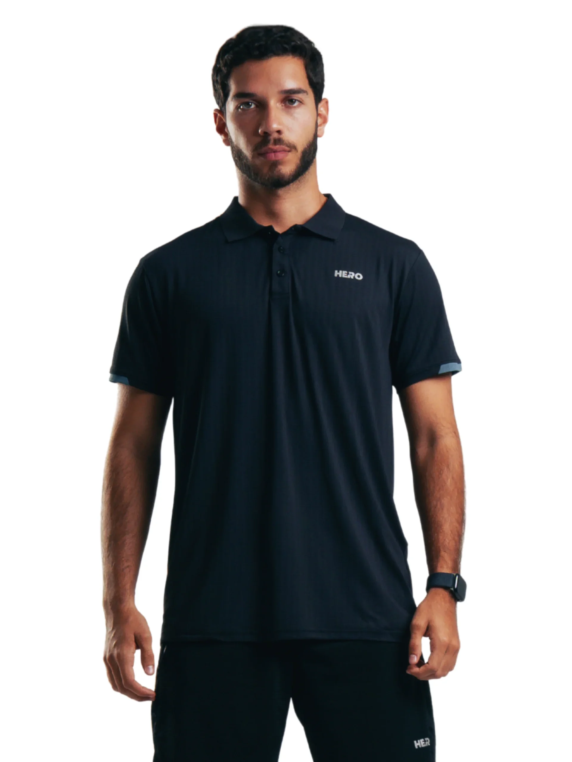 POLO BASICO HERO NEGRO