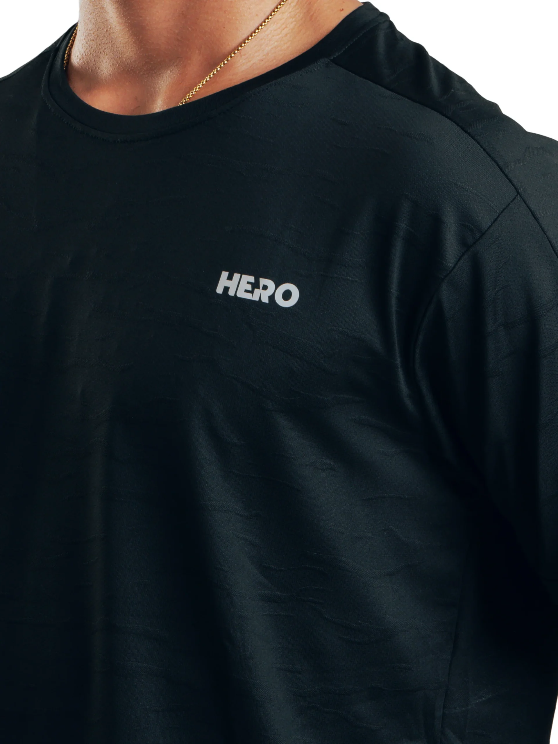 SHIRTBASIC HERO NEGRO - Imagen 4