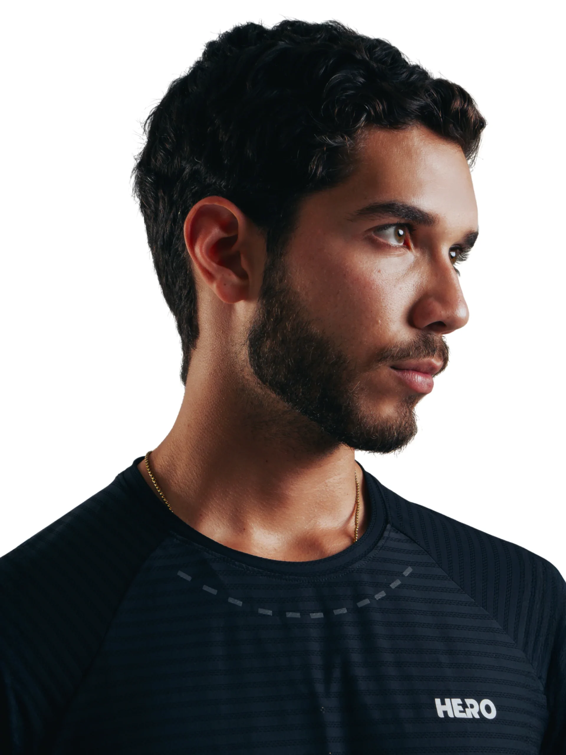 BASIC TSHIRT PERFOMANCE HERO NEGRO - Imagen 4