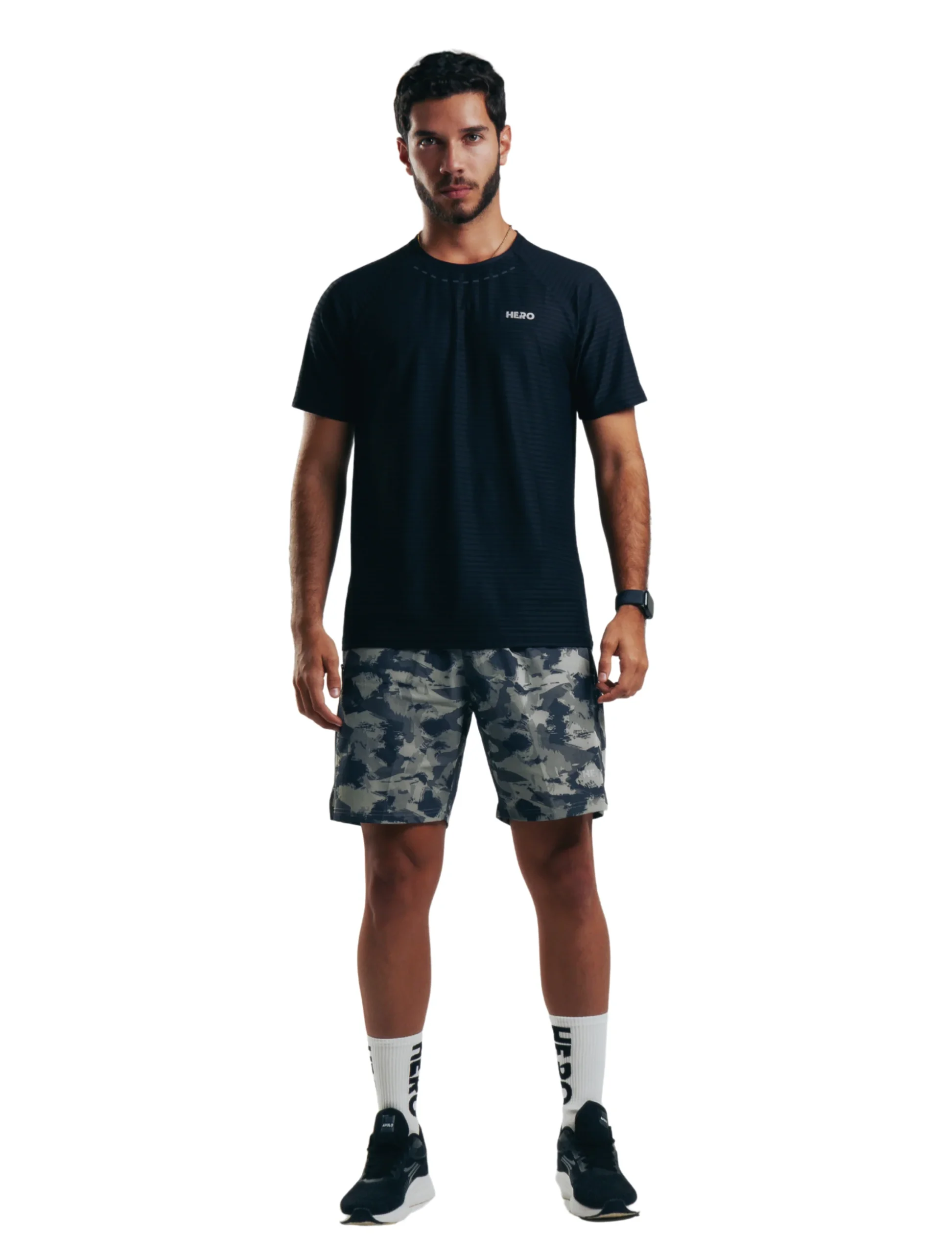 BASIC TSHIRT PERFOMANCE HERO NEGRO