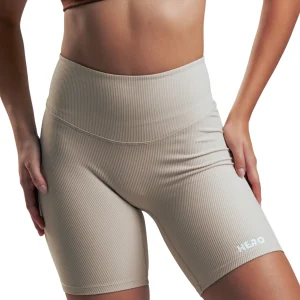 BIKER RIBBED FIT HERO BEIGE