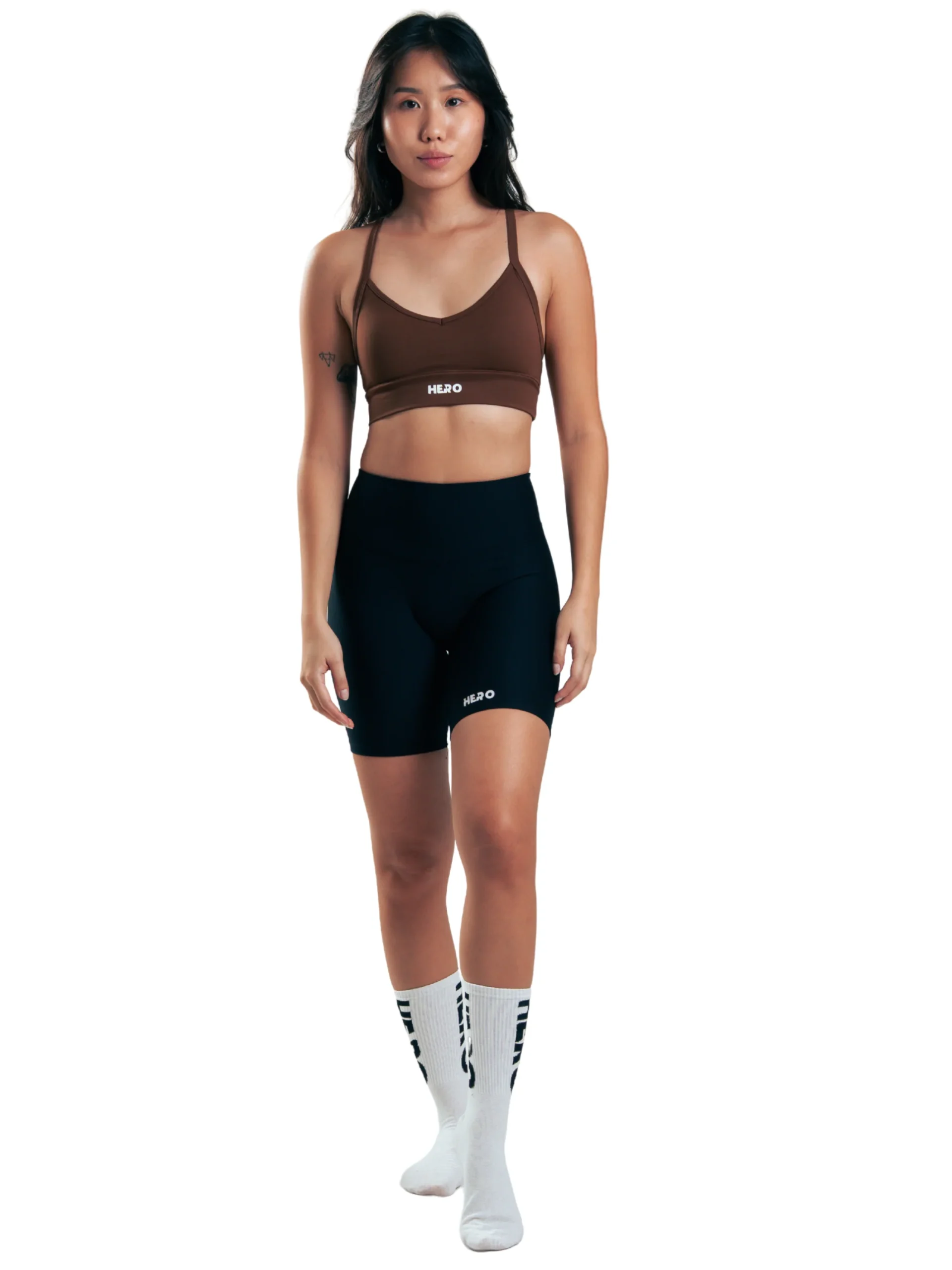 BIKER RIBBED FIT HERO NEGRO - Imagen 3