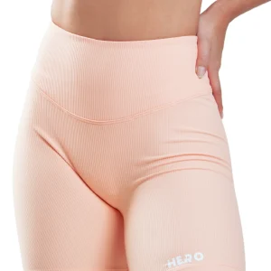 BIKER RIBBED FIT HERO SALMON