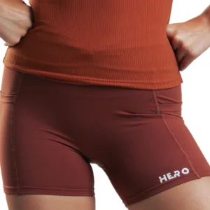 BIKER V WAIST FIT HERO MARRON